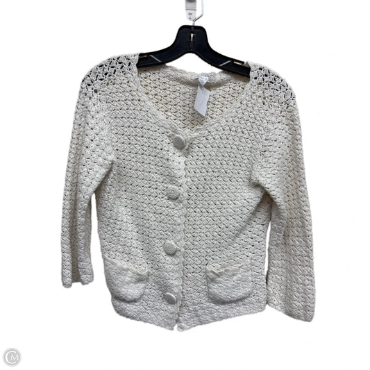 Sweater By Apt 9 In White, Size: M