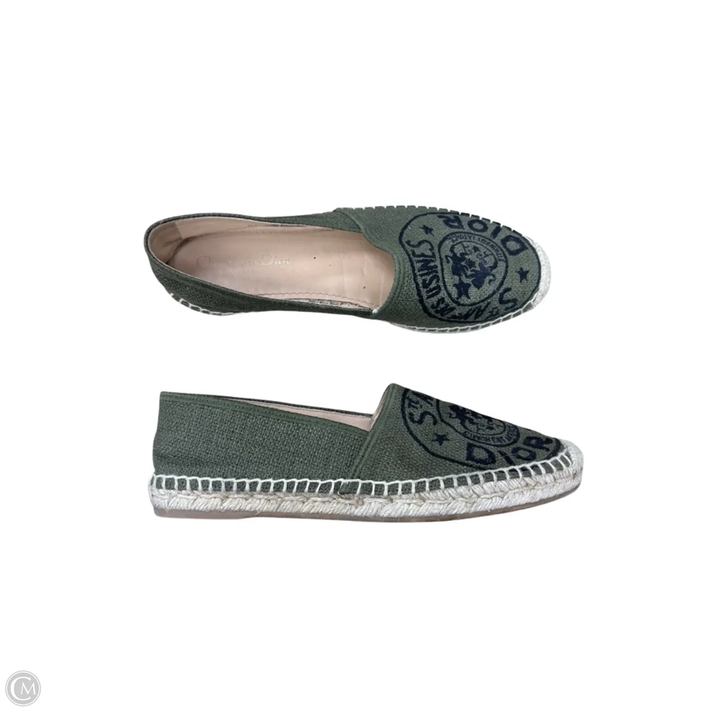 Shoes Luxury Designer By Dior In Green, Size: 8