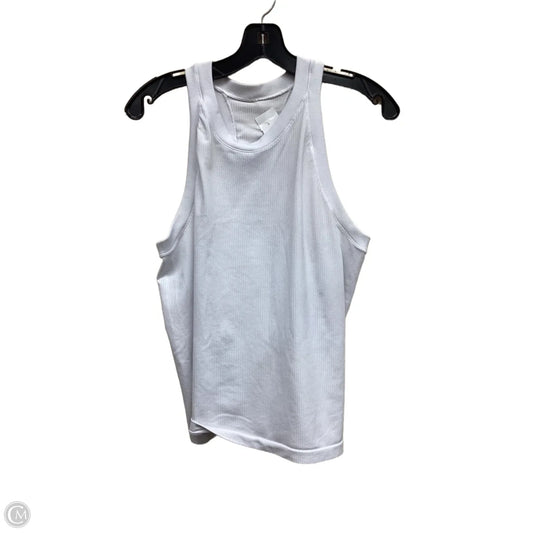Athletic Tank Top By Clothes Mentor In White