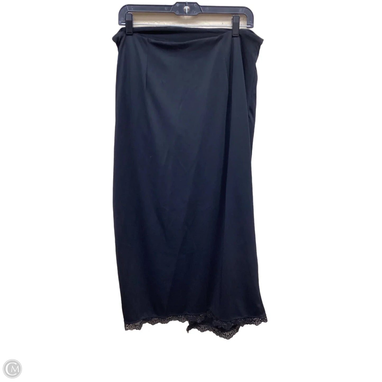 Skirt Maxi By Clothes Mentor In Black, Size: 3x