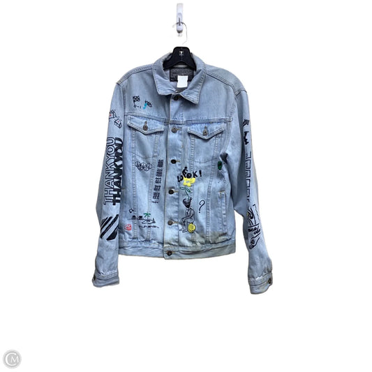 Jacket Denim By Clothes Mentor In Blue Denim, Size: M