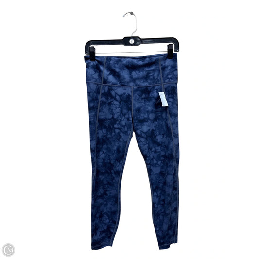Athletic Leggings By Athleta In Blue, Size: M