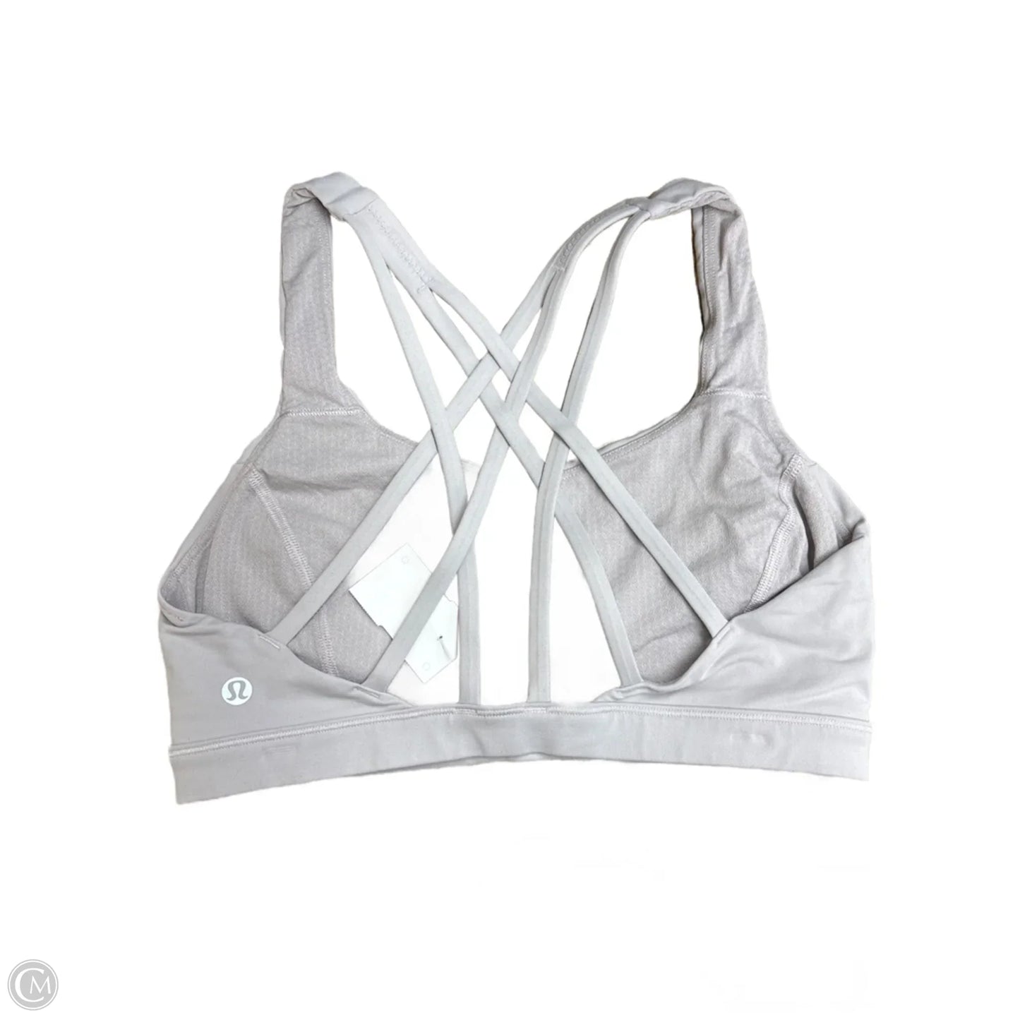 Athletic Bra By Lululemon In Grey, Size: 6
