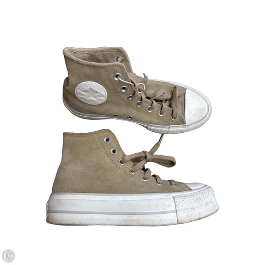 Shoes Sneakers Platform By Converse In Beige, Size: 7