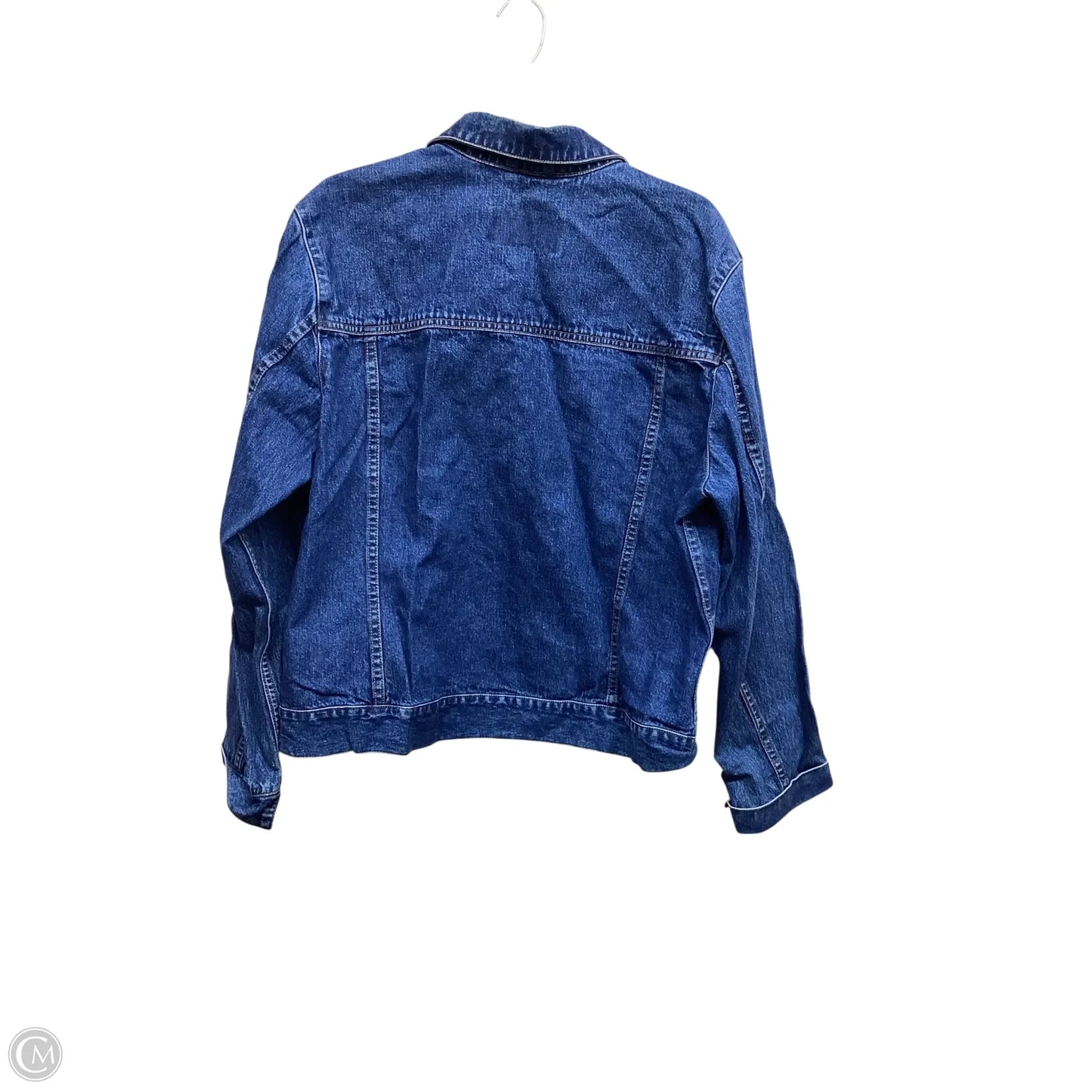 Jacket Denim By Eddie Bauer In Blue Denim, Size: Xl