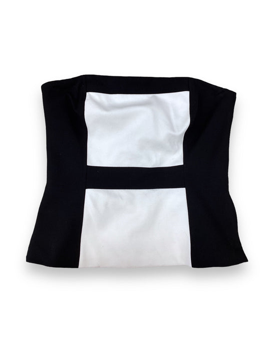 Top Sleeveless By White House Black Market In White Black, Size: S