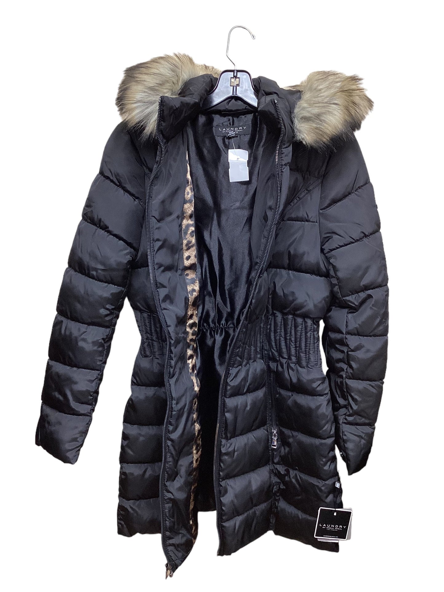 Jacket Puffer & Quilted By Laundry In Black, Size: M