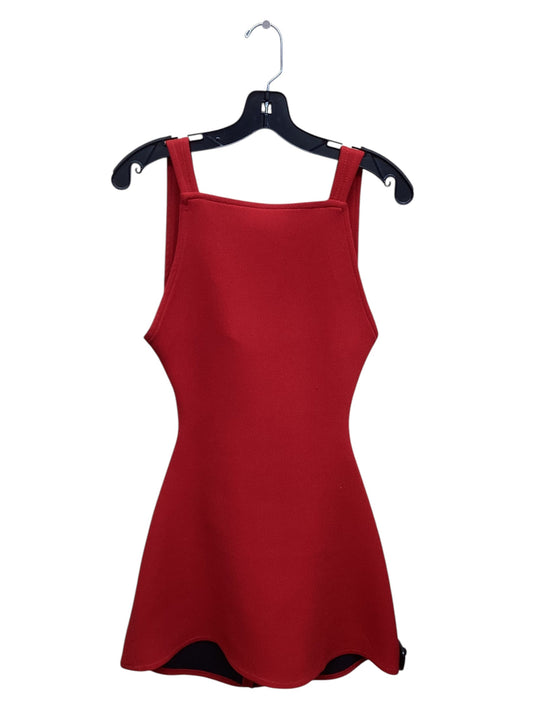 Dress Casual Short By Zara In Red, Size: M