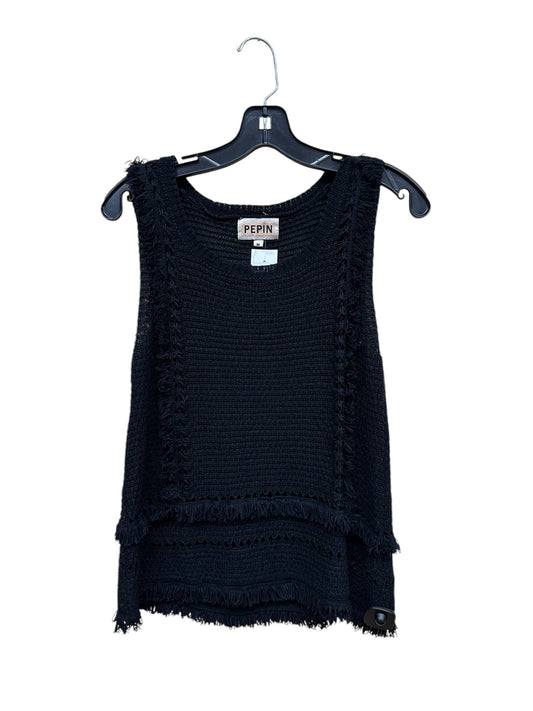 Top Sleeveless By Clothes Mentor In Black, Size: M