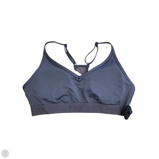 Athletic Bra By Pink In Grey, Size: L
