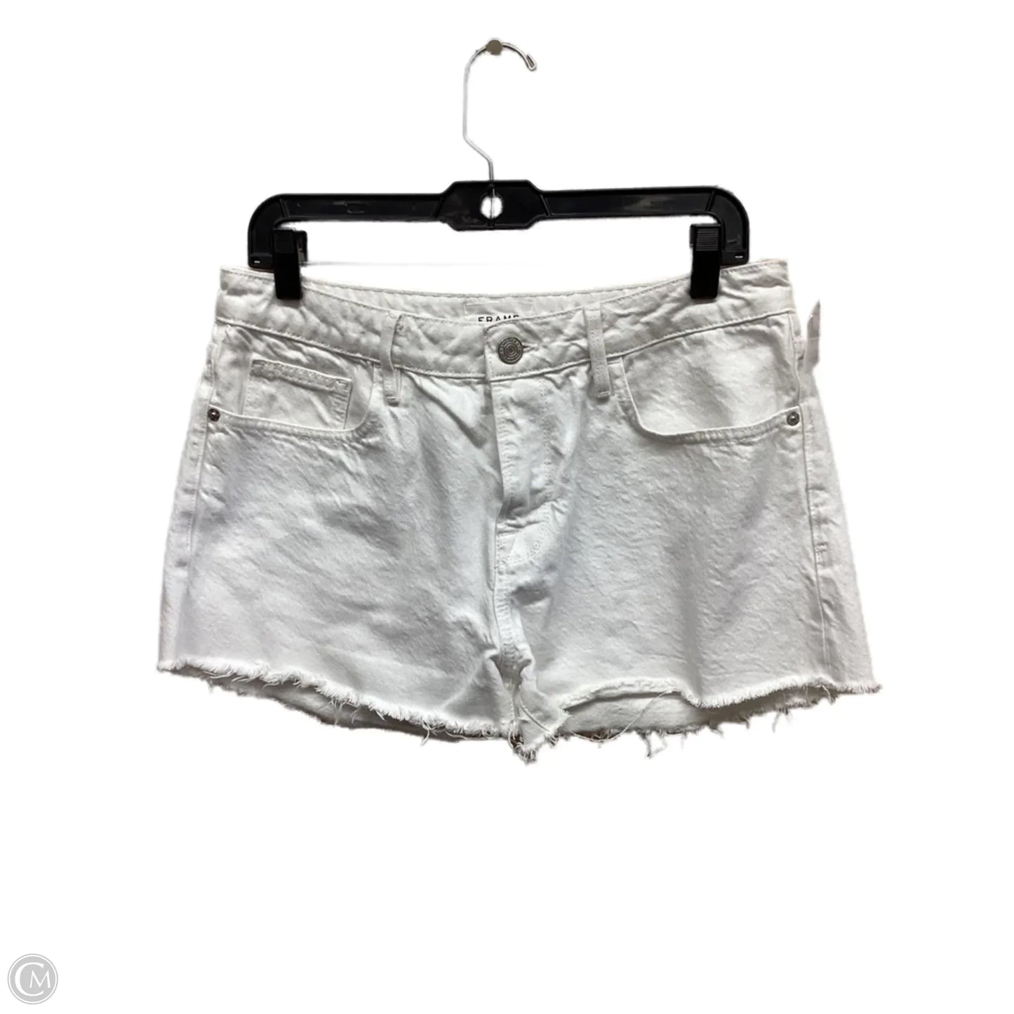 Shorts By Frame In White, Size: 6