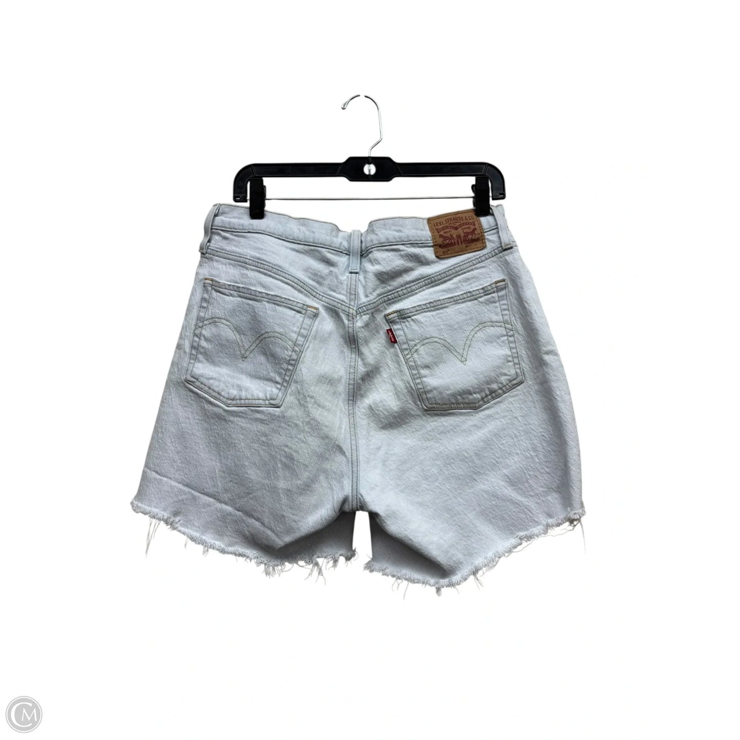 Shorts By Levis In Blue Denim, Size: 14