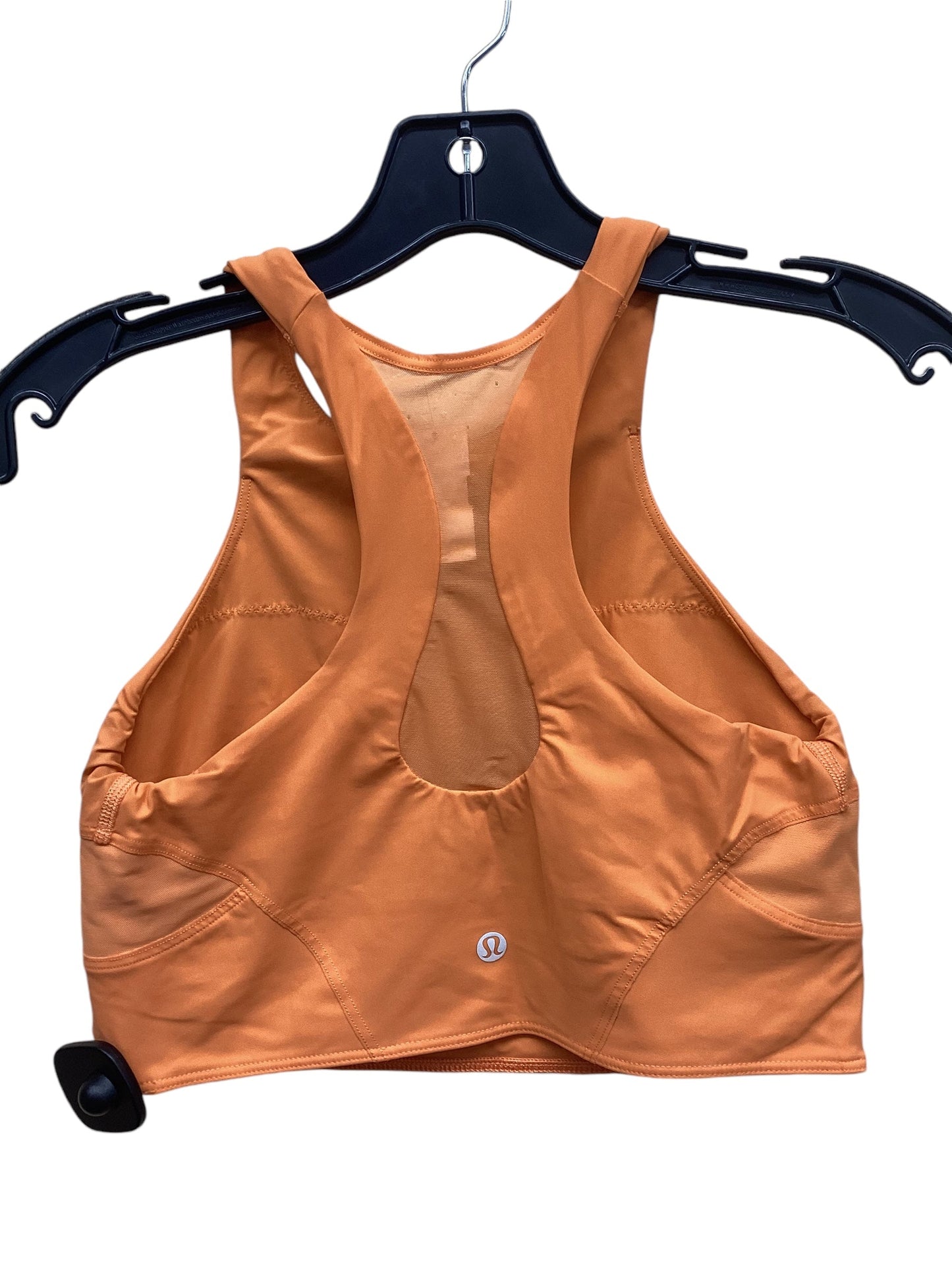 Athletic Bra By Lululemon In Orange, Size: 6