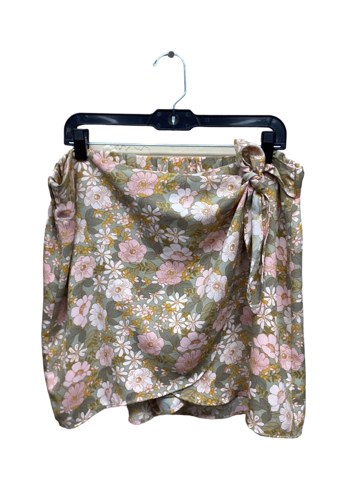 Floral Skirt Mini & Short Dr2, Size Xxl
