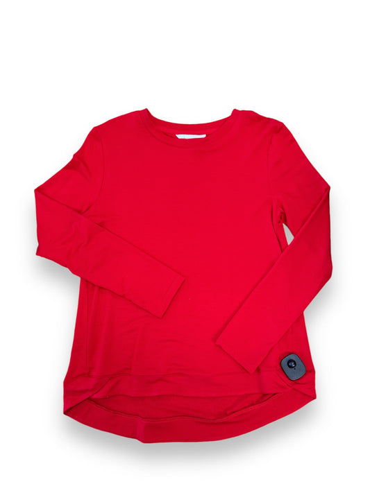 Top Long Sleeve By Liz Claiborne In Red, Size: Xs