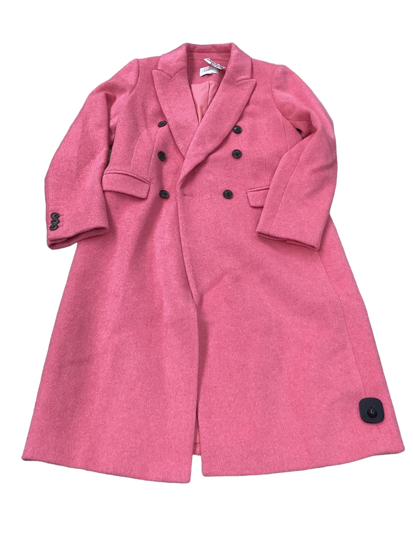 Pink Coat Peacoat Loft, Size S