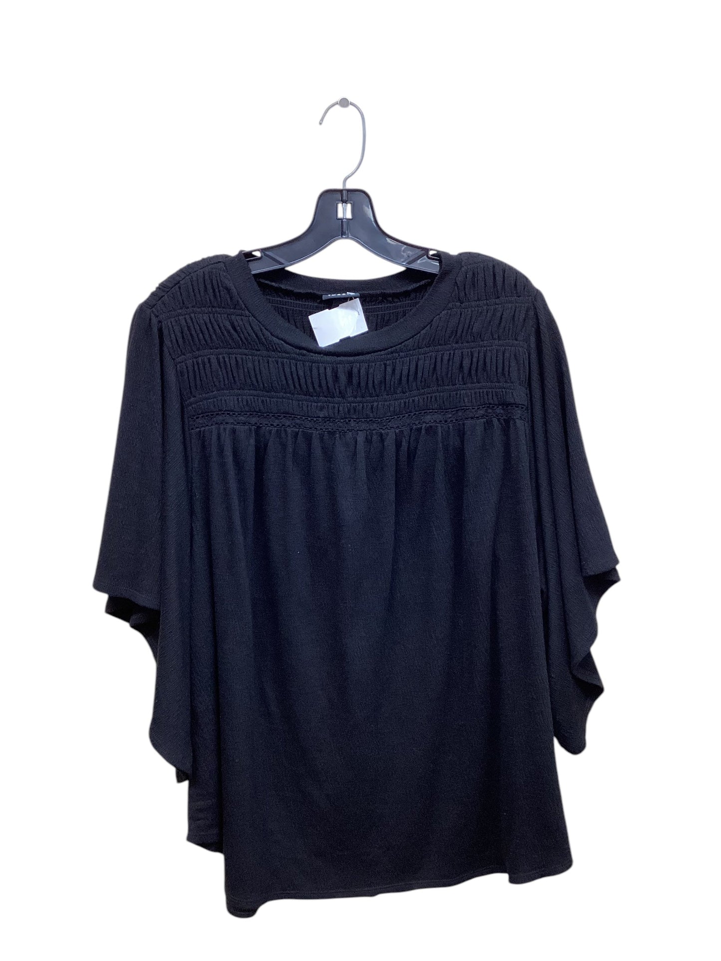 Top Short Sleeve By Torrid In Black, Size: 1x