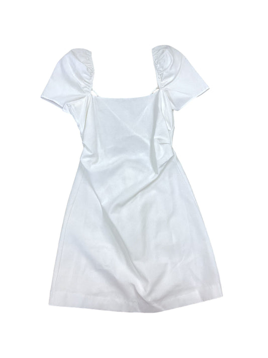 White Dress Casual Short Zara, Size S