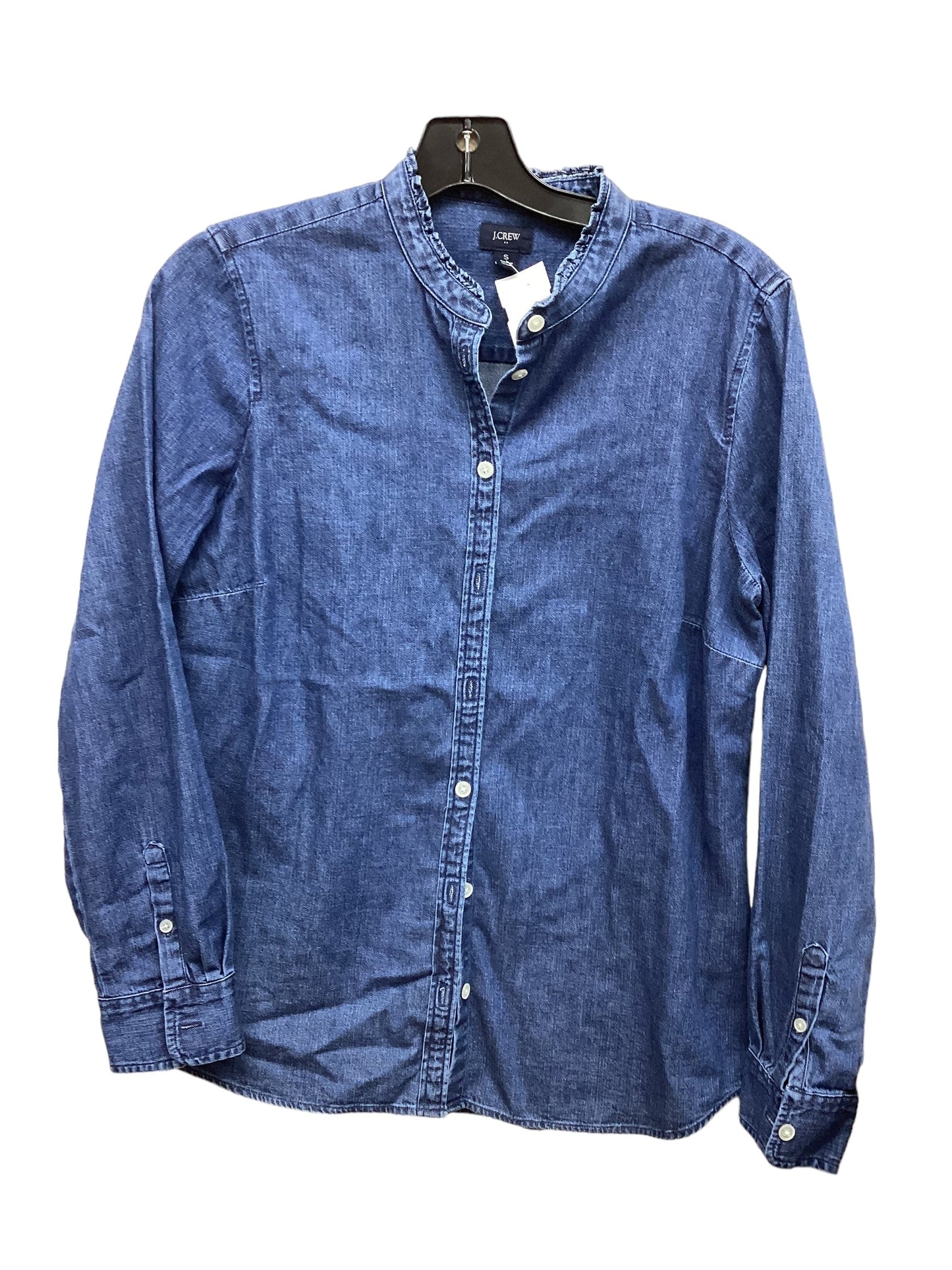 Top Long Sleeve By J. Crew In Blue, Size: S