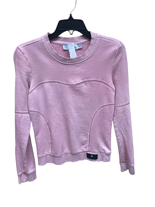 Athletic Sweatshirt Crewneck By Adidas In Pink