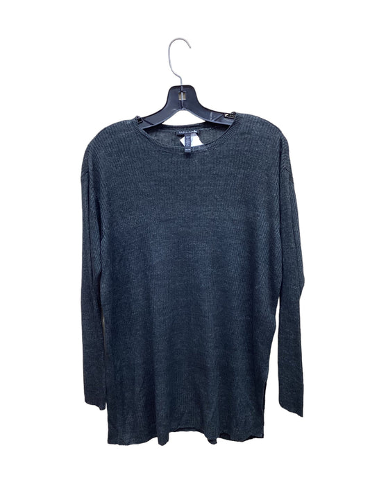 Top Long Sleeve By Eileen Fisher In Grey, Size: Xxs