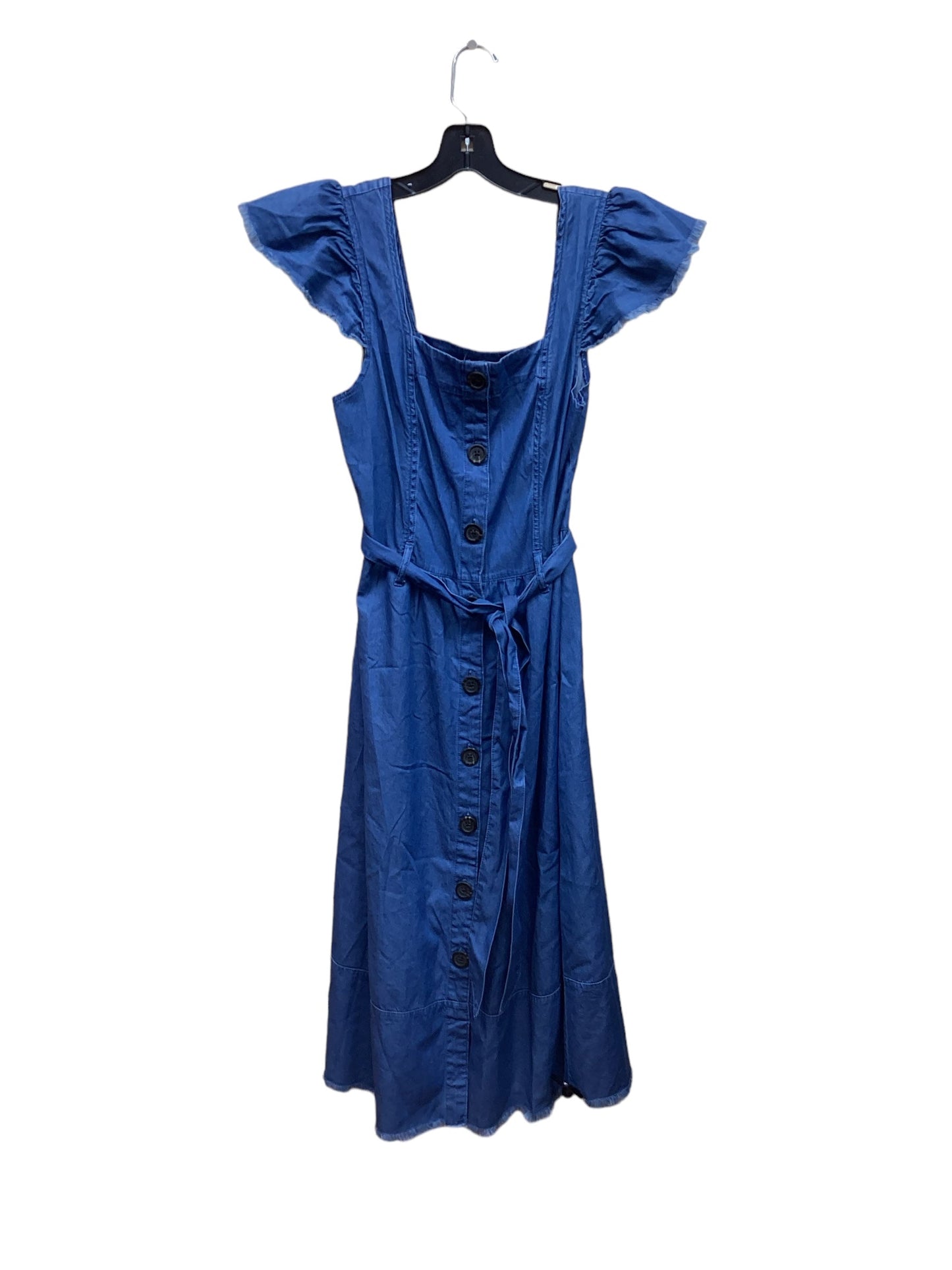 Blue Denim Dress Casual Midi Who What Wear, Size Xs