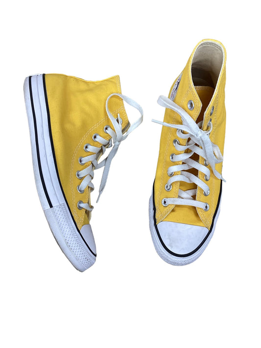 Shoes Sneakers By Converse In Yellow, Size: 9