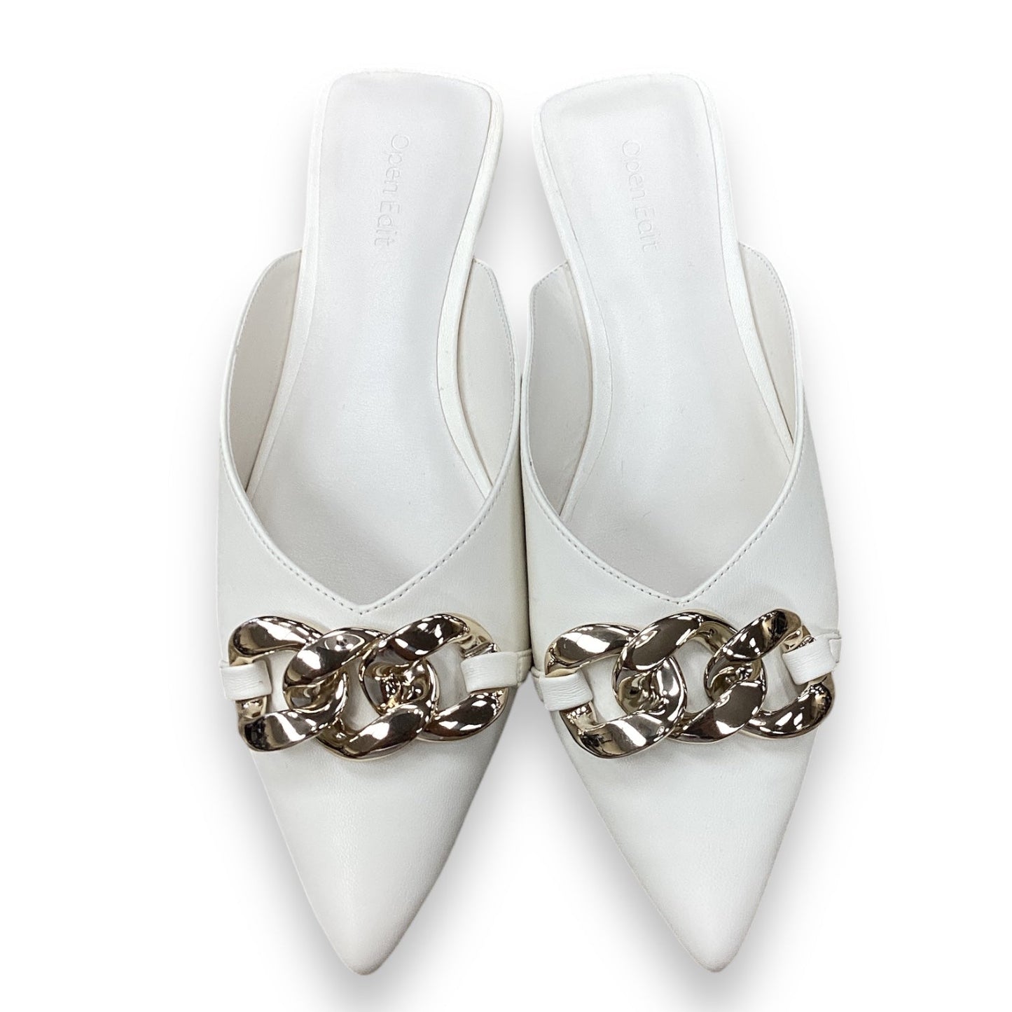 Shoes Flats By Open Edit In White, Size: 7.5