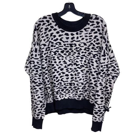 Sweater By Tahari By Arthur Levine In Animal Print, Size: Xl