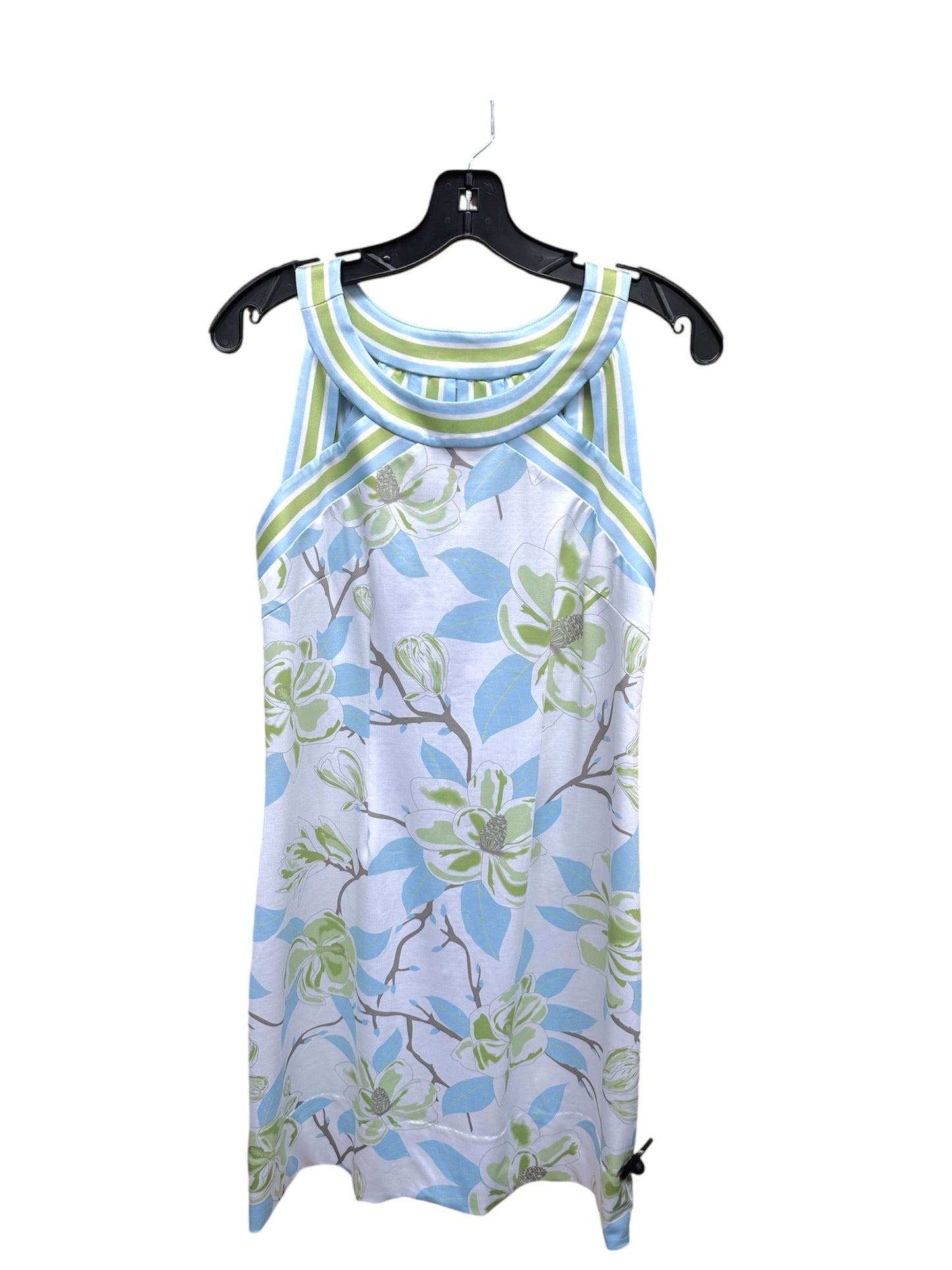 Dress Casual Short By Gretchen Scott In Blue & Green, Size: M