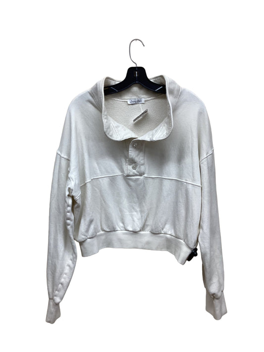 Sweater By Clothes Mentor In Cream, Size: L