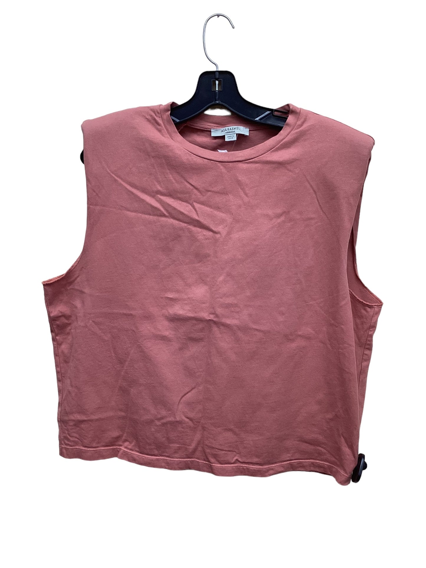 Top Sleeveless By All Saints In Pink, Size: M