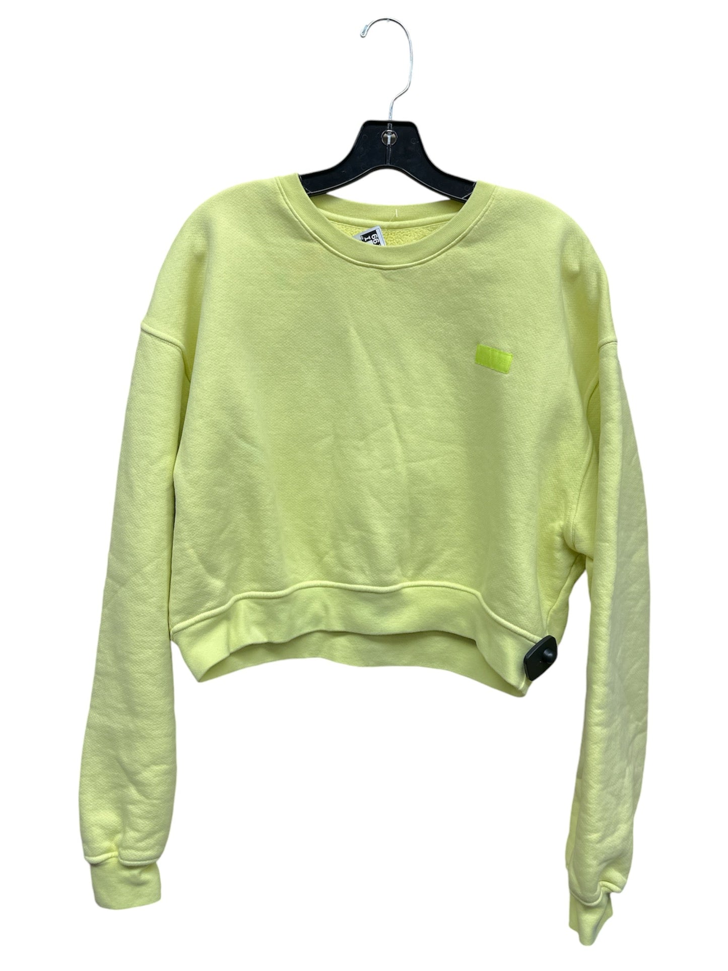 Sweatshirt Crewneck By Clothes Mentor In Yellow, Size: L