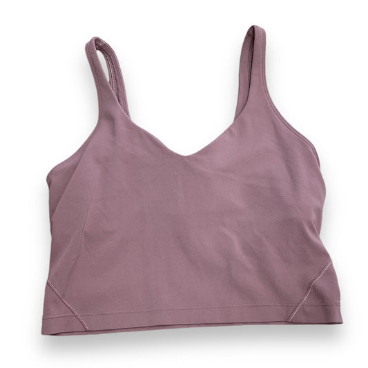 Athletic Tank Top By Lululemon In Pink, Size: 8