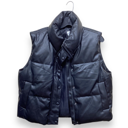 Vest Puffer & Quilted By Clothes Mentor In Black, Size: L