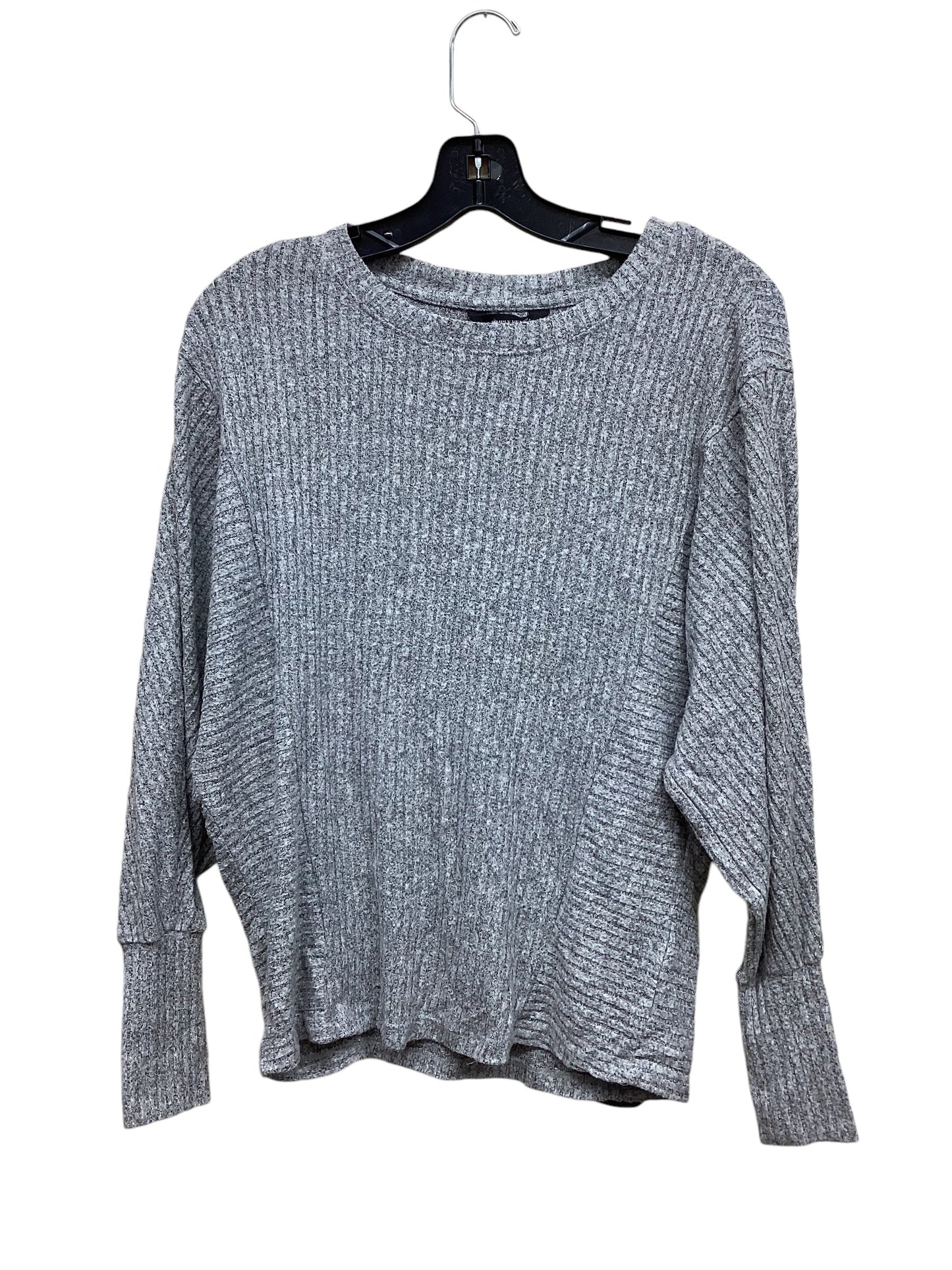 Top Long Sleeve By Simply Vera In Grey, Size: Xs