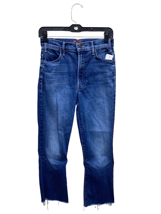 Jeans Flared By Mother In Blue Denim, Size: 2