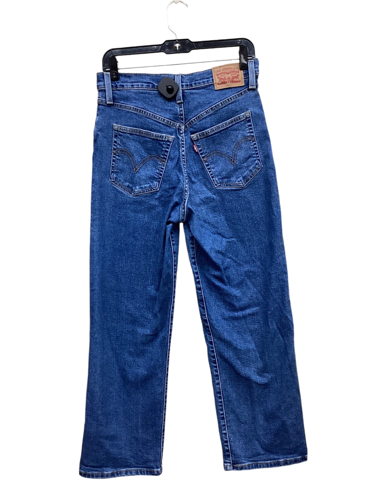 Jeans Straight By Levis In Blue Denim, Size: 6