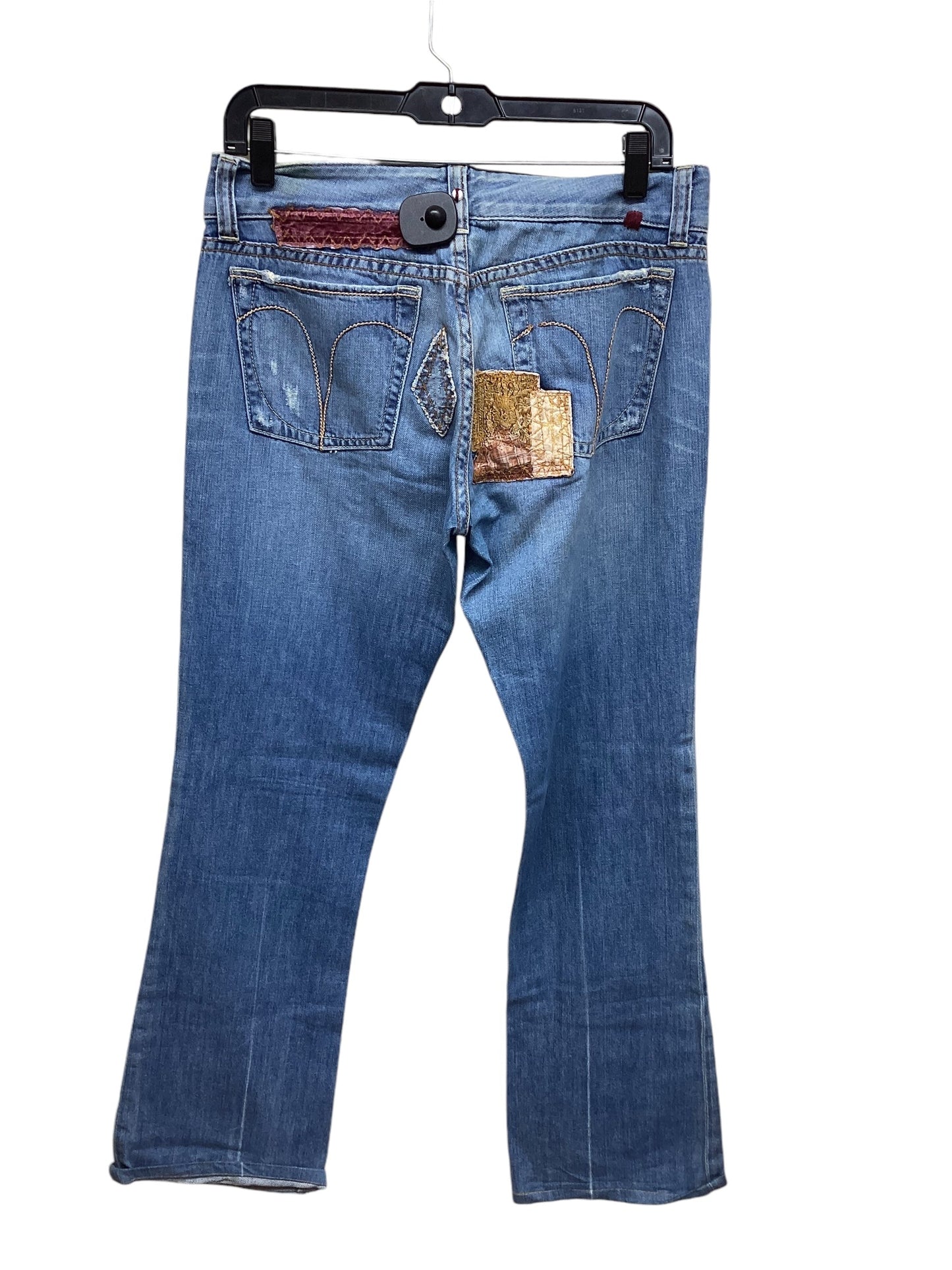 Jeans Flared By Henri Bendel In Blue Denim, Size: 8