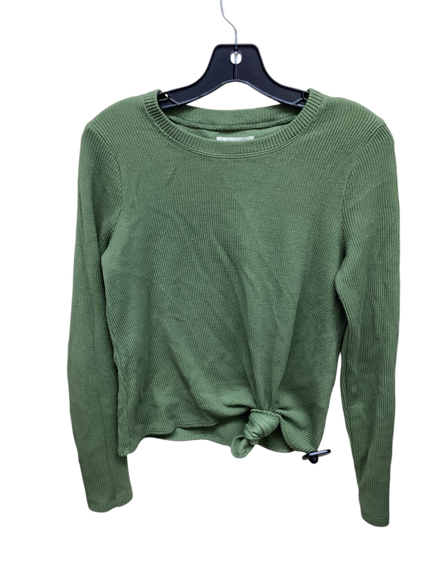 Top Long Sleeve By Madewell In Green, Size: Xs