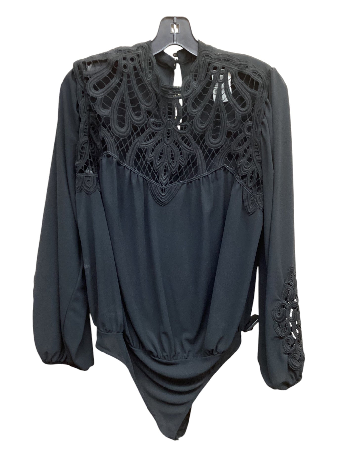 Top Long Sleeve By Express In Black, Size: L