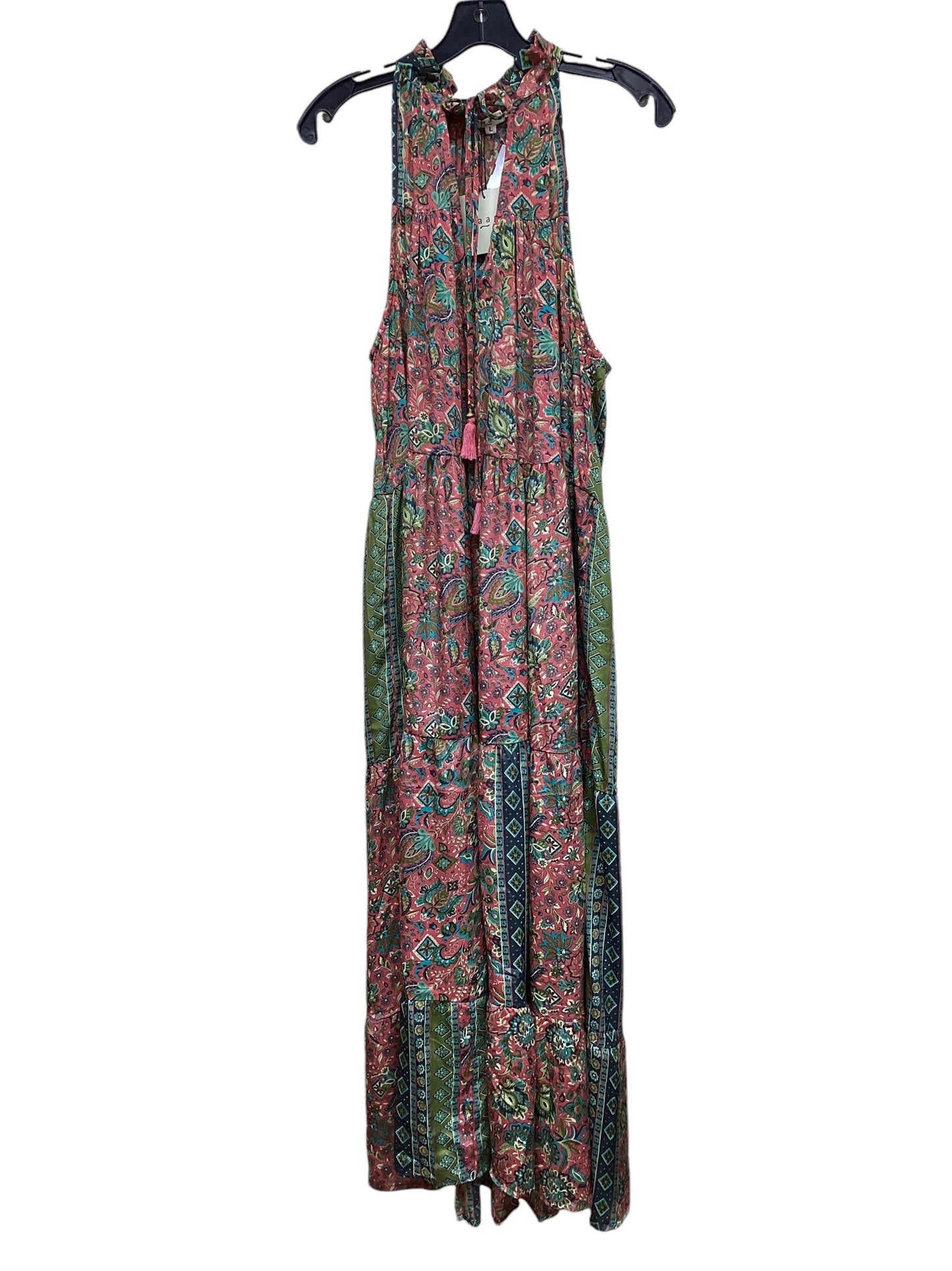 Dress Casual Maxi By Clothes Mentor In Multi-colored, Size: L