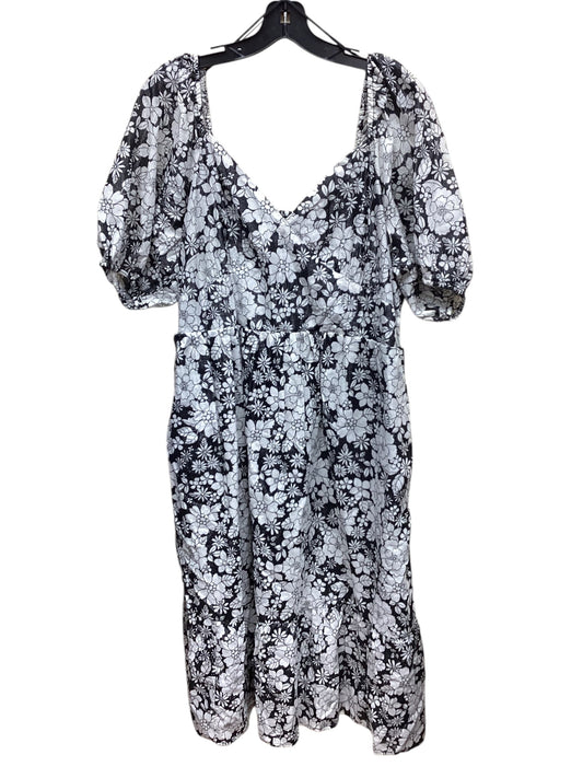 Dress Casual Short By Gap In Floral Print, Size: Xl