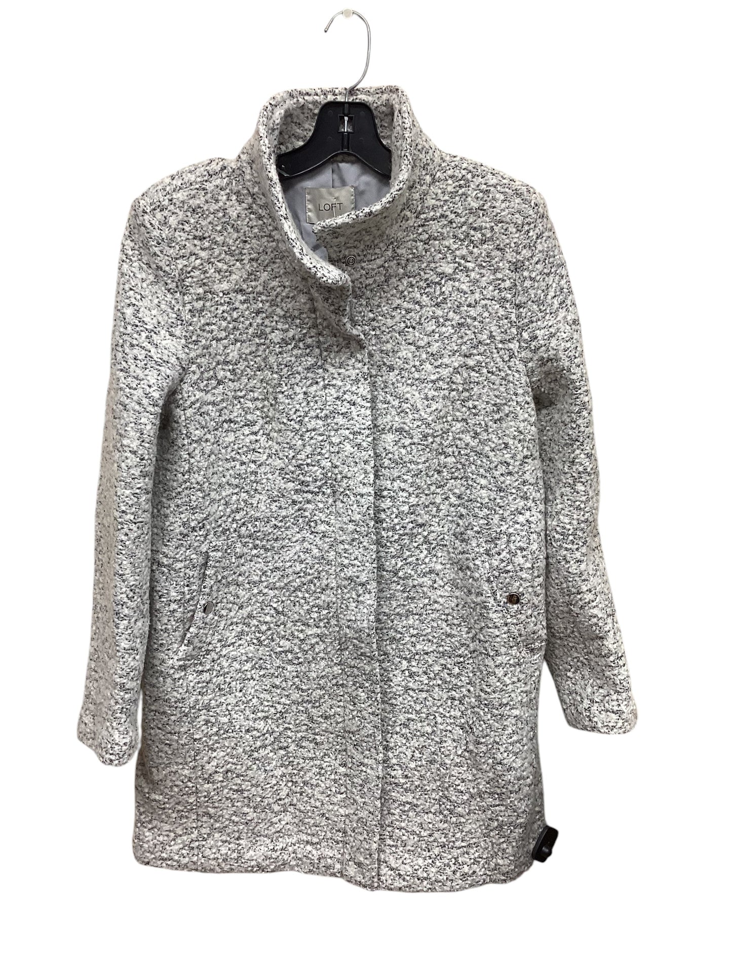 Coat Other By Loft In Black & White, Size: M