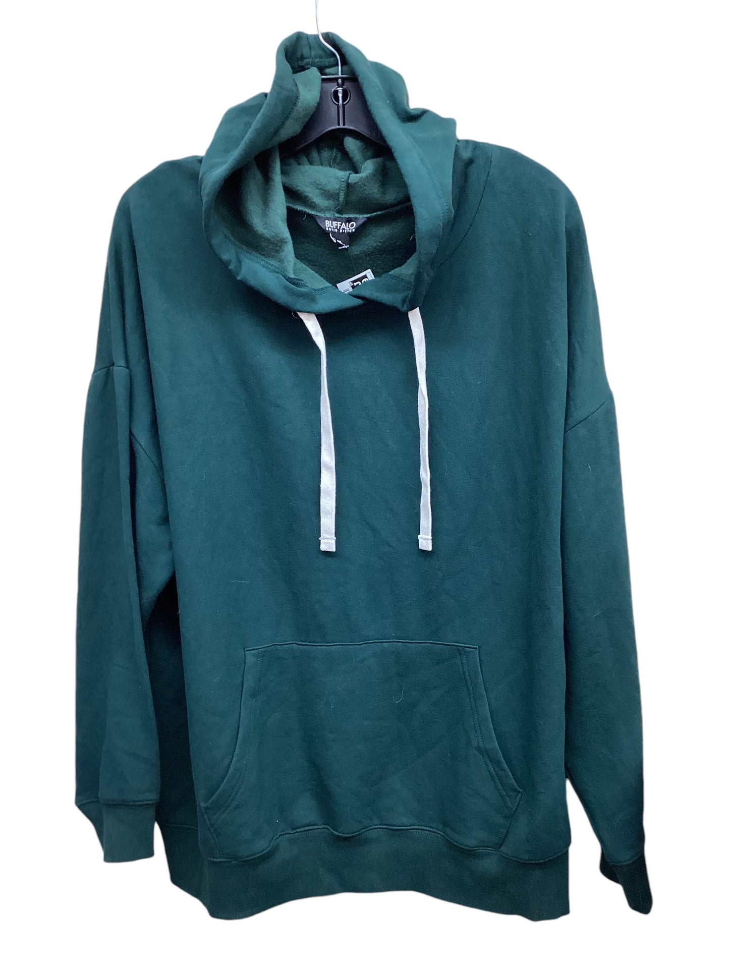 Sweatshirt Hoodie By Buffalo David Bitton In Green, Size: Xl