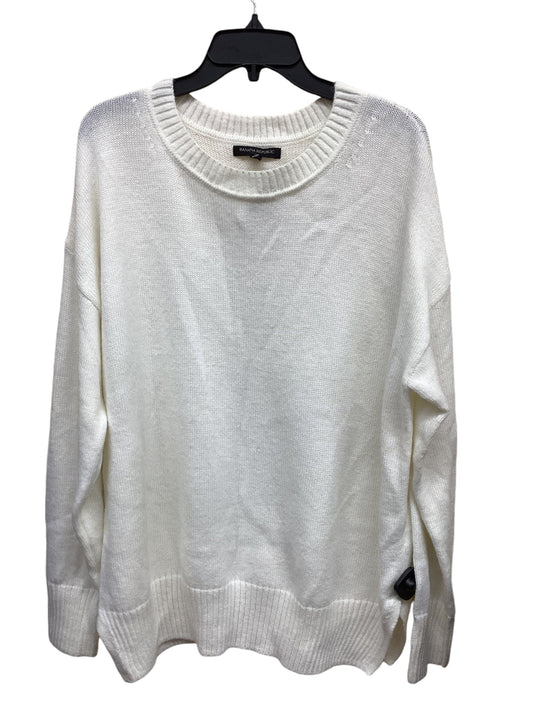 Sweater By Banana Republic In Cream, Size: Xl