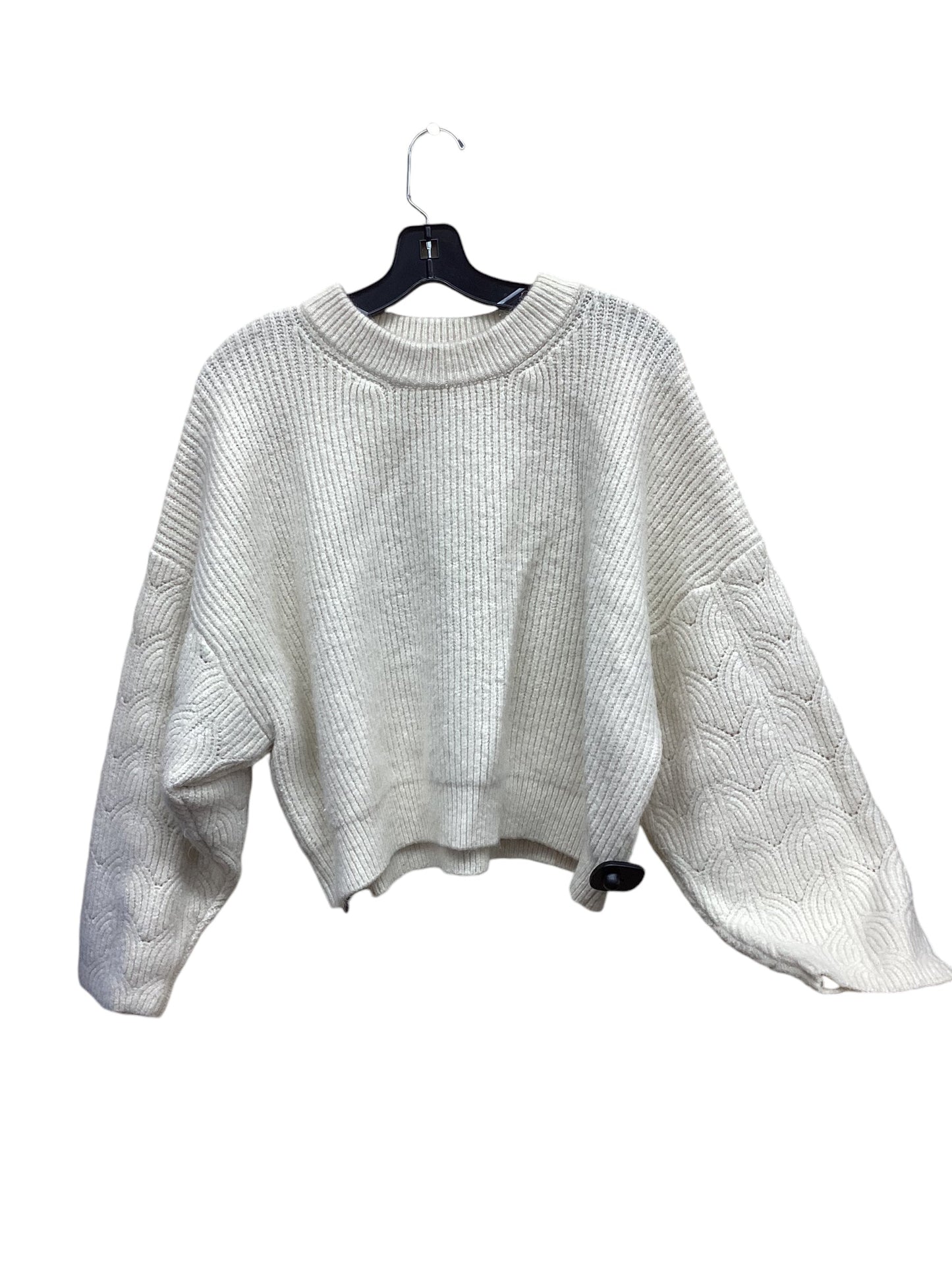 Sweater By Topshop In Cream, Size: Xl