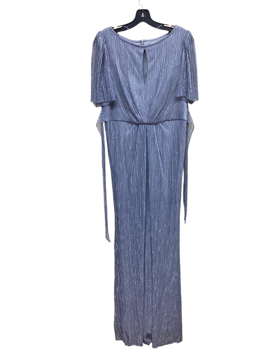 Dress Casual Maxi By Adrianna Papell In Silver, Size: M