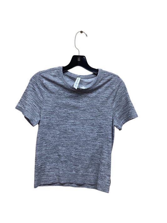 Athletic Top Short Sleeve By Athleta In Grey, Size: Xs