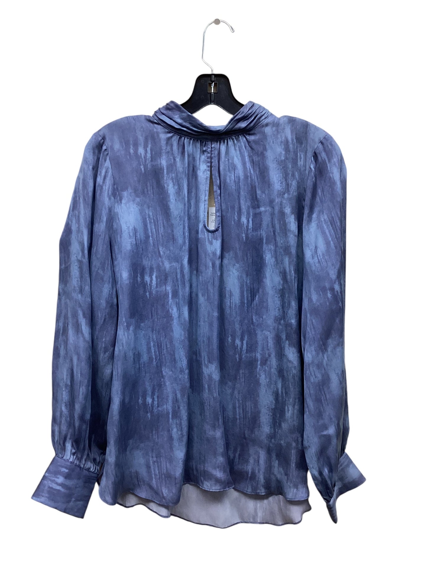 Top Long Sleeve By White House Black Market In Blue, Size: M